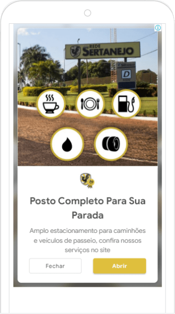 Exemplo campanha Apps